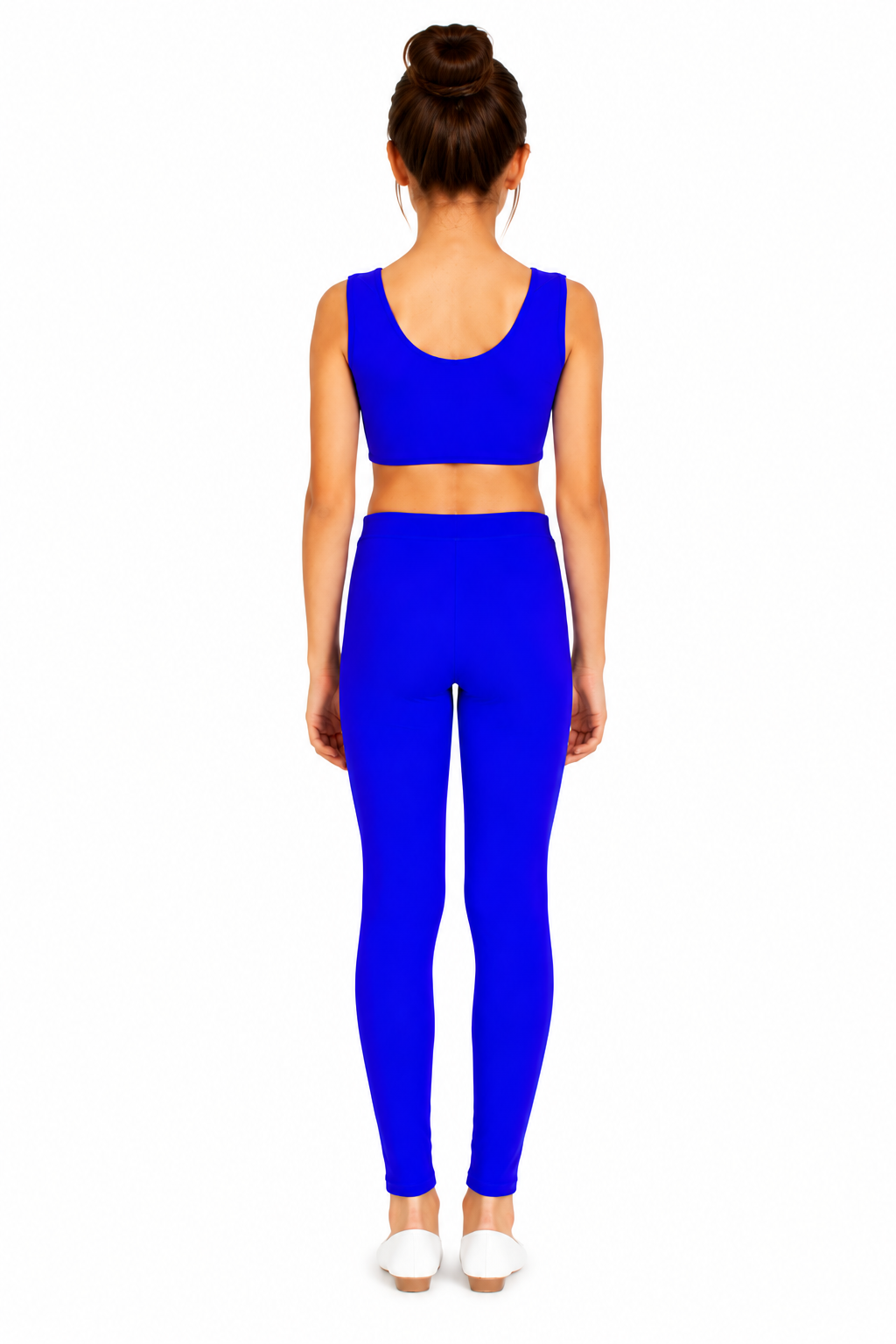LEGGINS DANZA LYCRA BLU BAMBINA