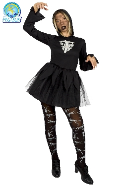 Costume Da Scheletro Fosforescente - Nero/bianco - - 22.00 - Foto 8