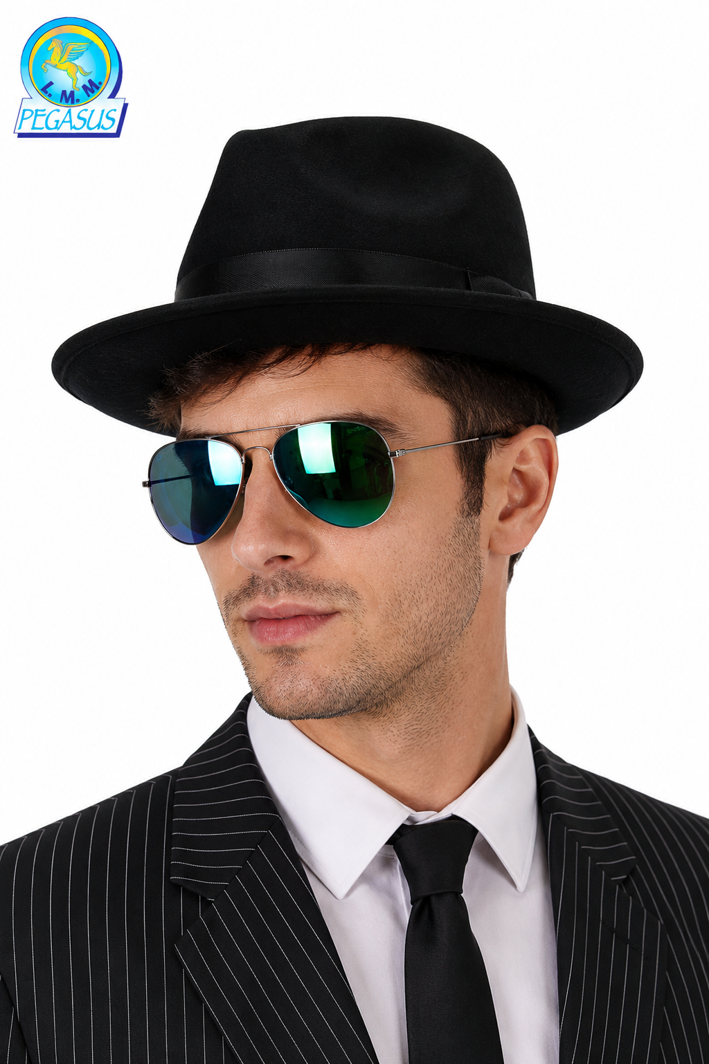 CAPPELLO GANGSTER NERO