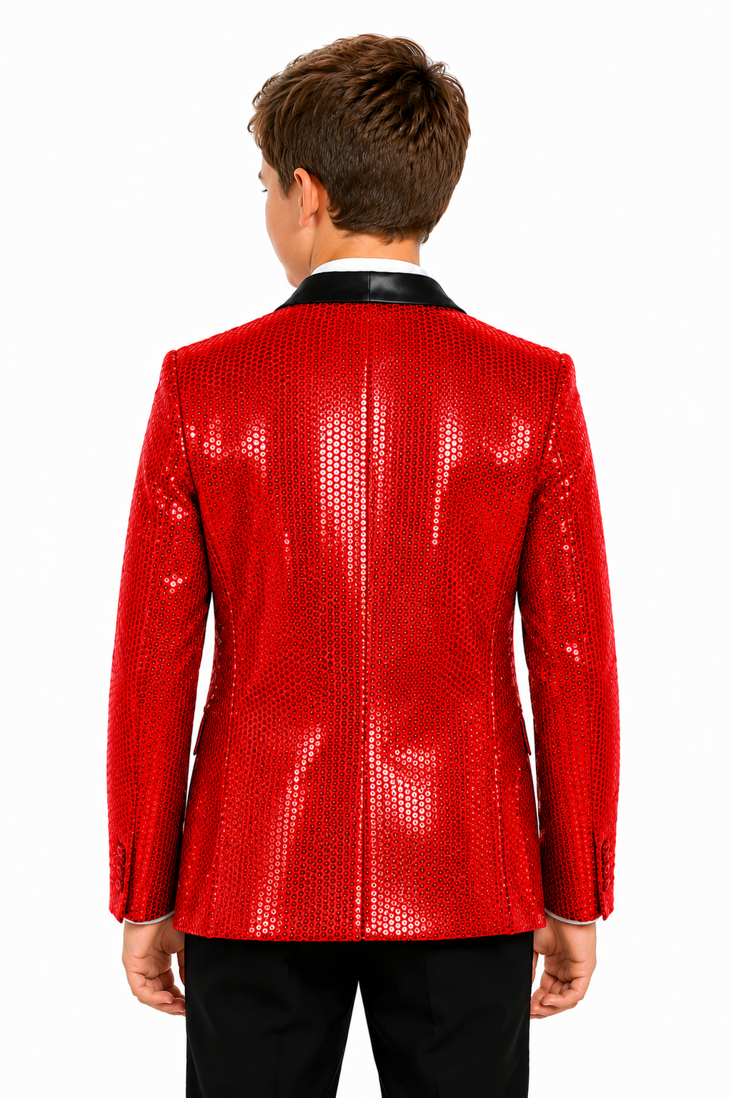 GIACCA  PAILLETTES ROSSO