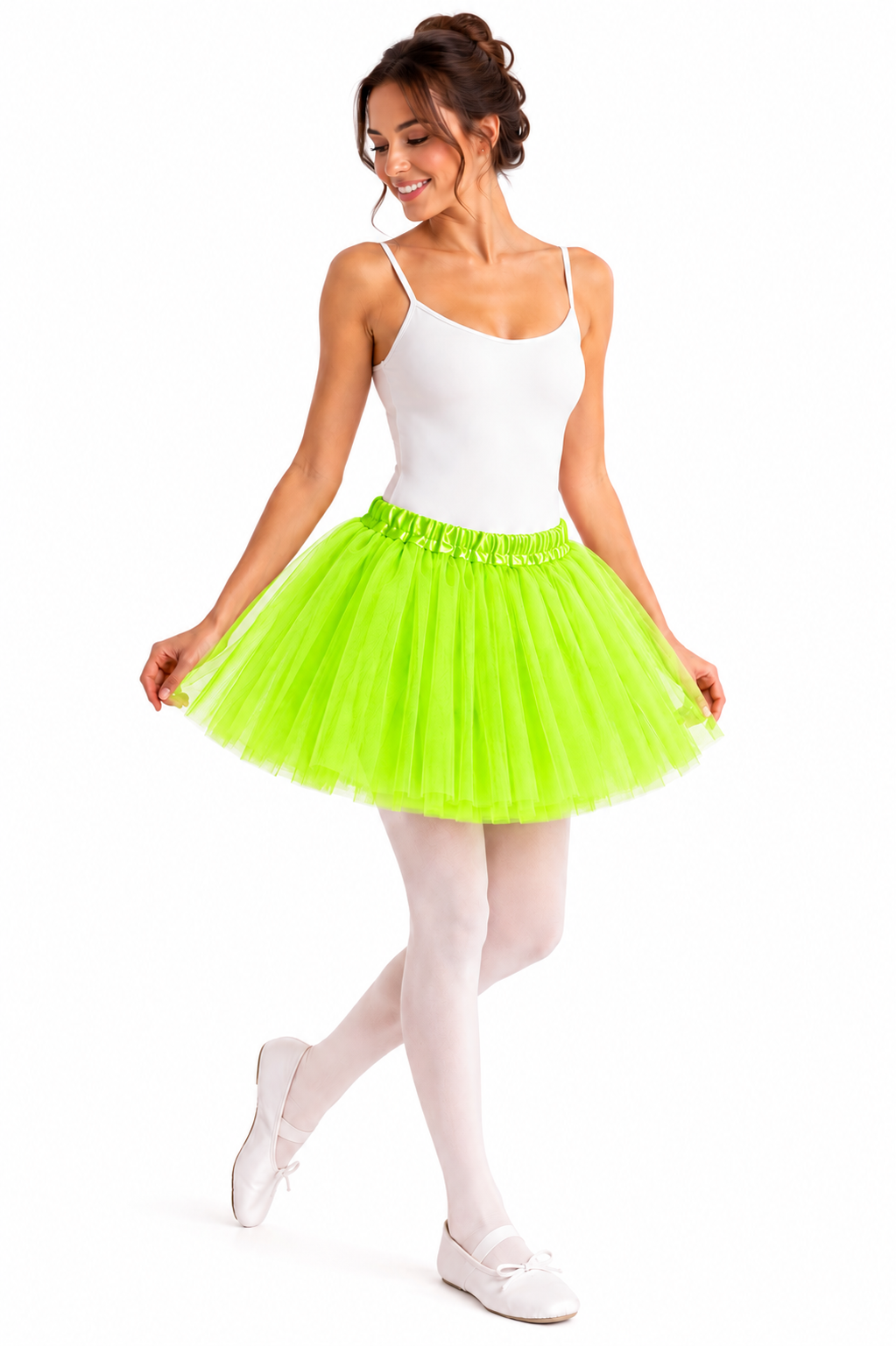 GONNA TULLE DONNA VERDE MELA