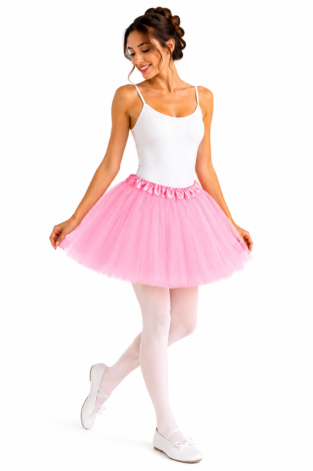 GONNA TULLE DONNA ROSA