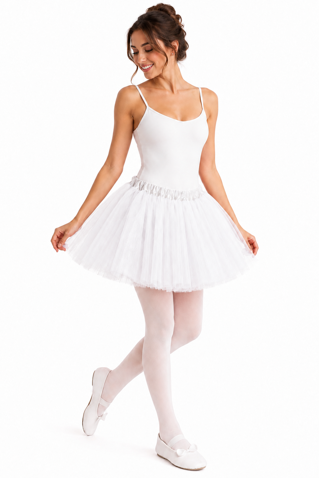 GONNA TULLE DONNA BIANCA