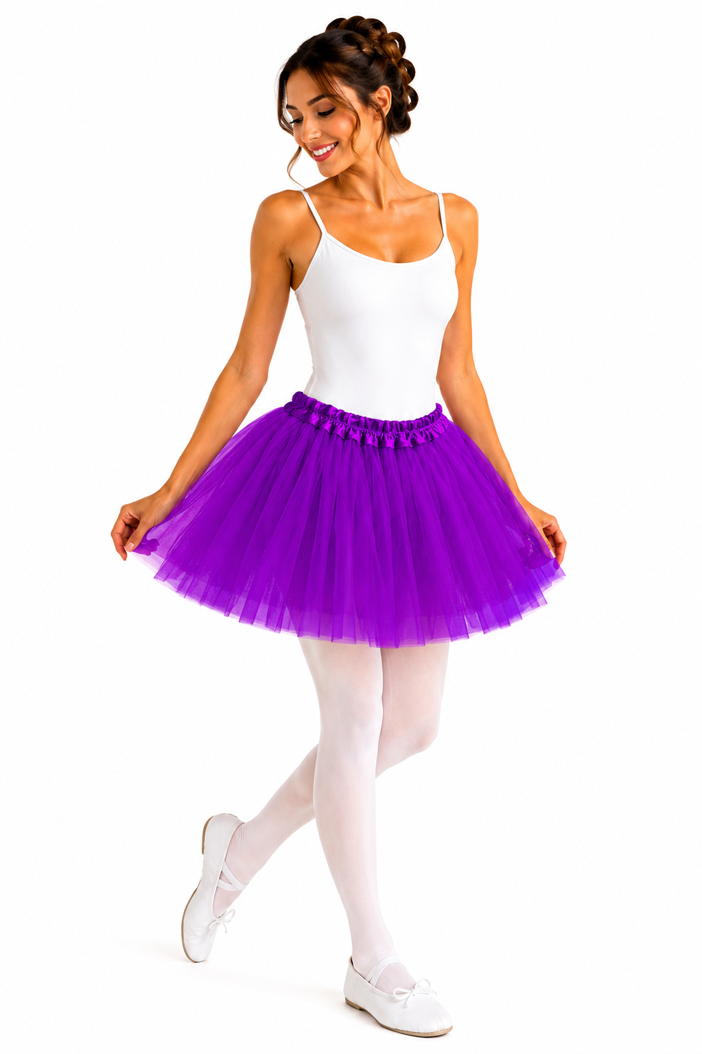 GONNA TULLE DONNA VIOLA