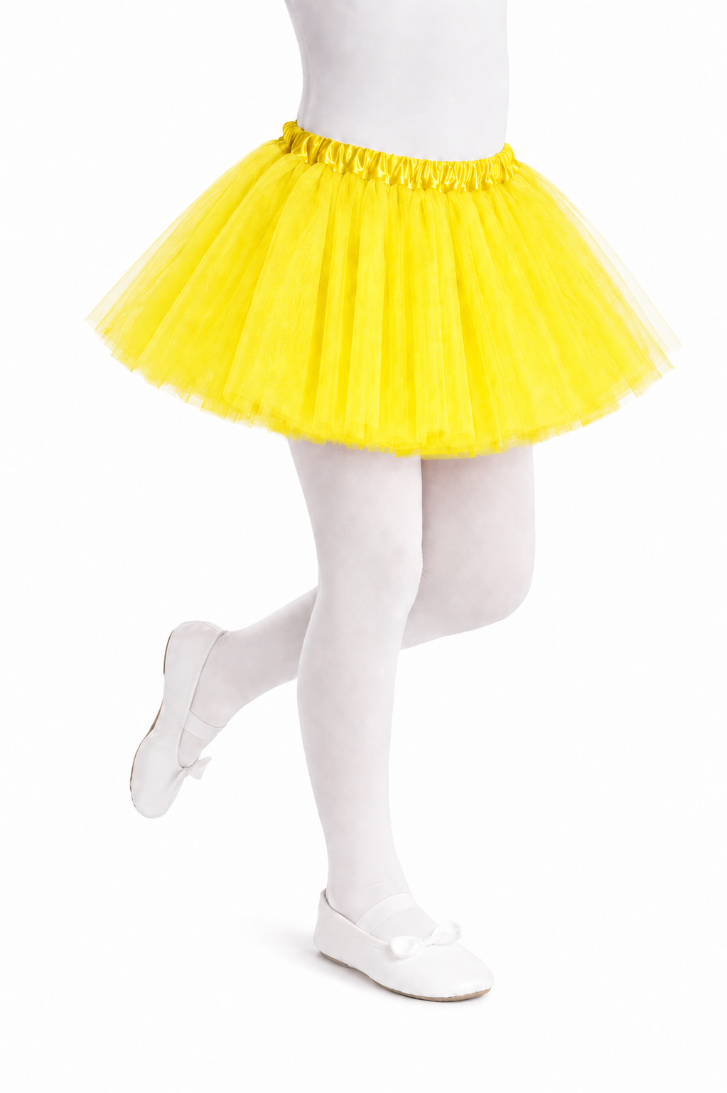 GONNA TULLE BAMBINA GIALLA