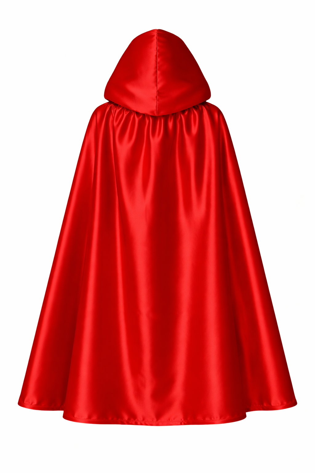 MANTELLO CAPPUCCIO BAMBINO ROSSO