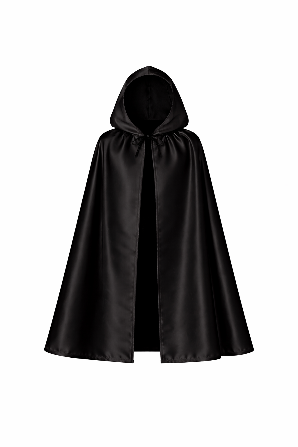 MANTELLO CAPPUCCIO BAMBINO NERO