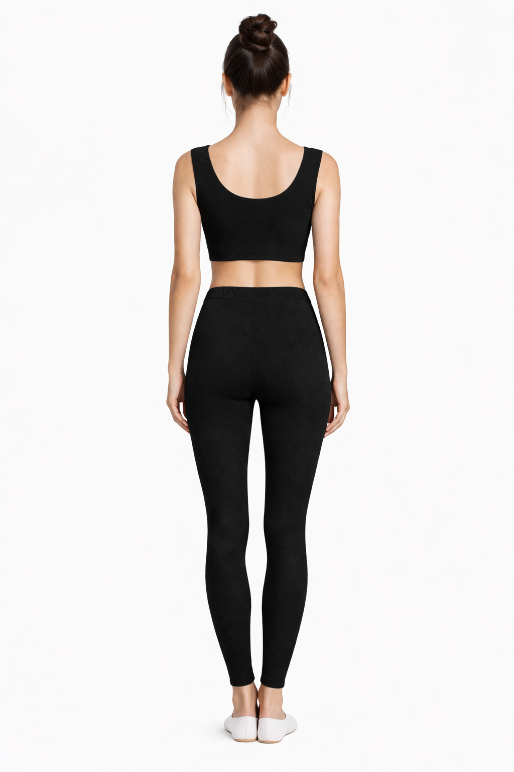 LEGGINS DANZA LYCRA NERO DONNA