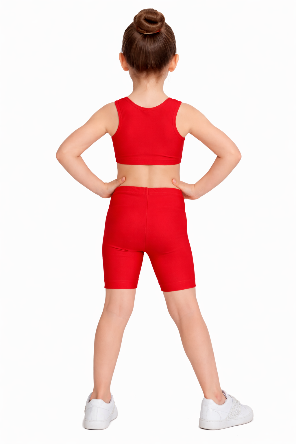 PANTALONCINO DANZA LYCRA ROSSO BABY