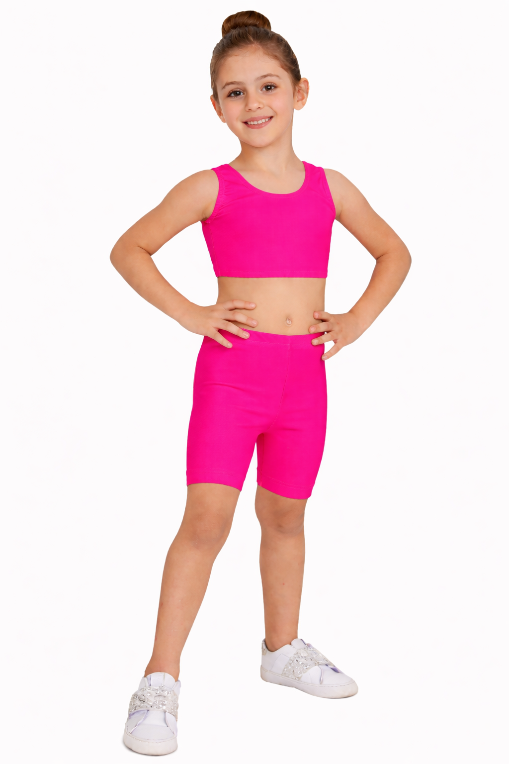 PANTALONCINO DANZA LYCRA FUCSIA BABY