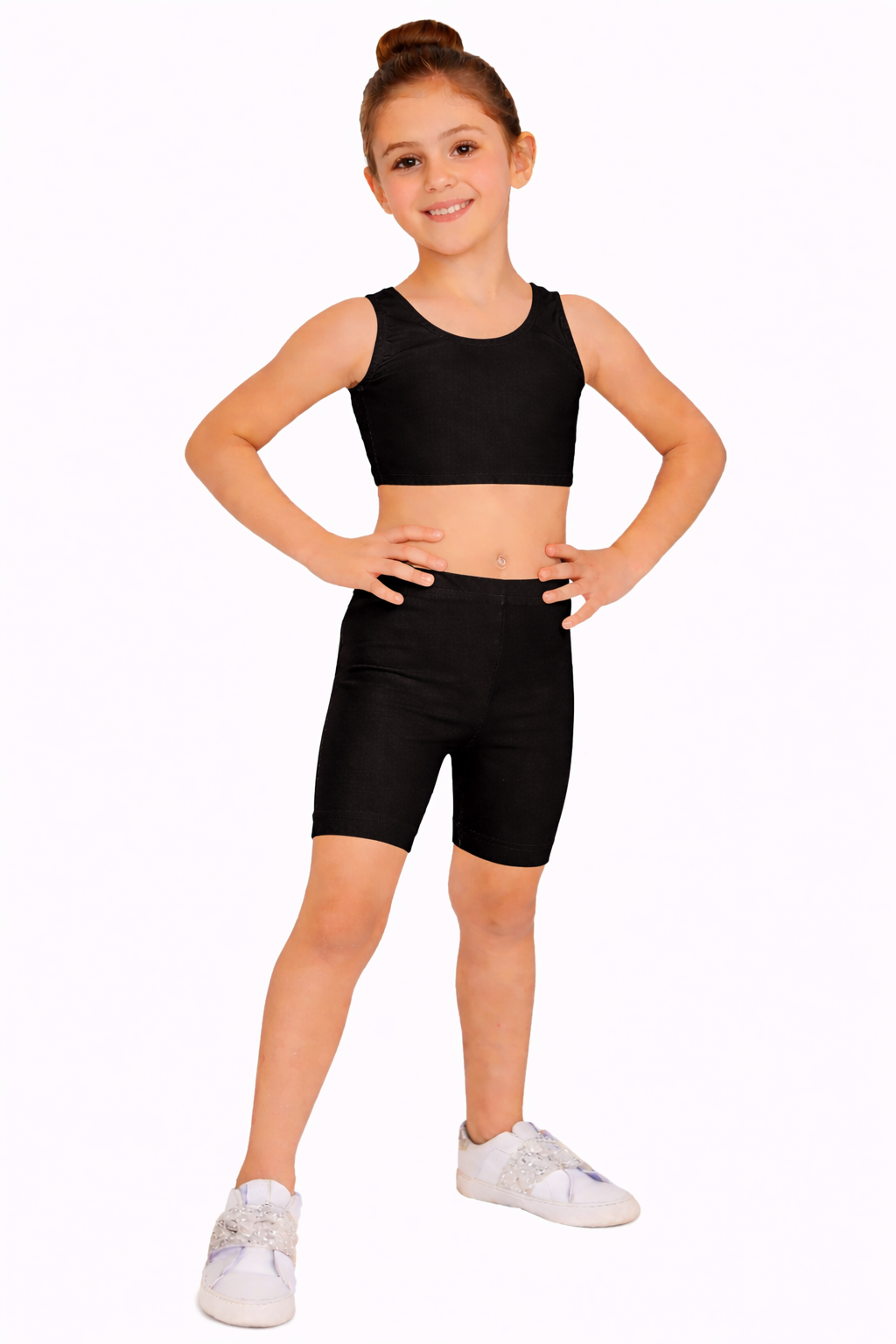 PANTALONCINO DANZA LYCRA NERO BABY