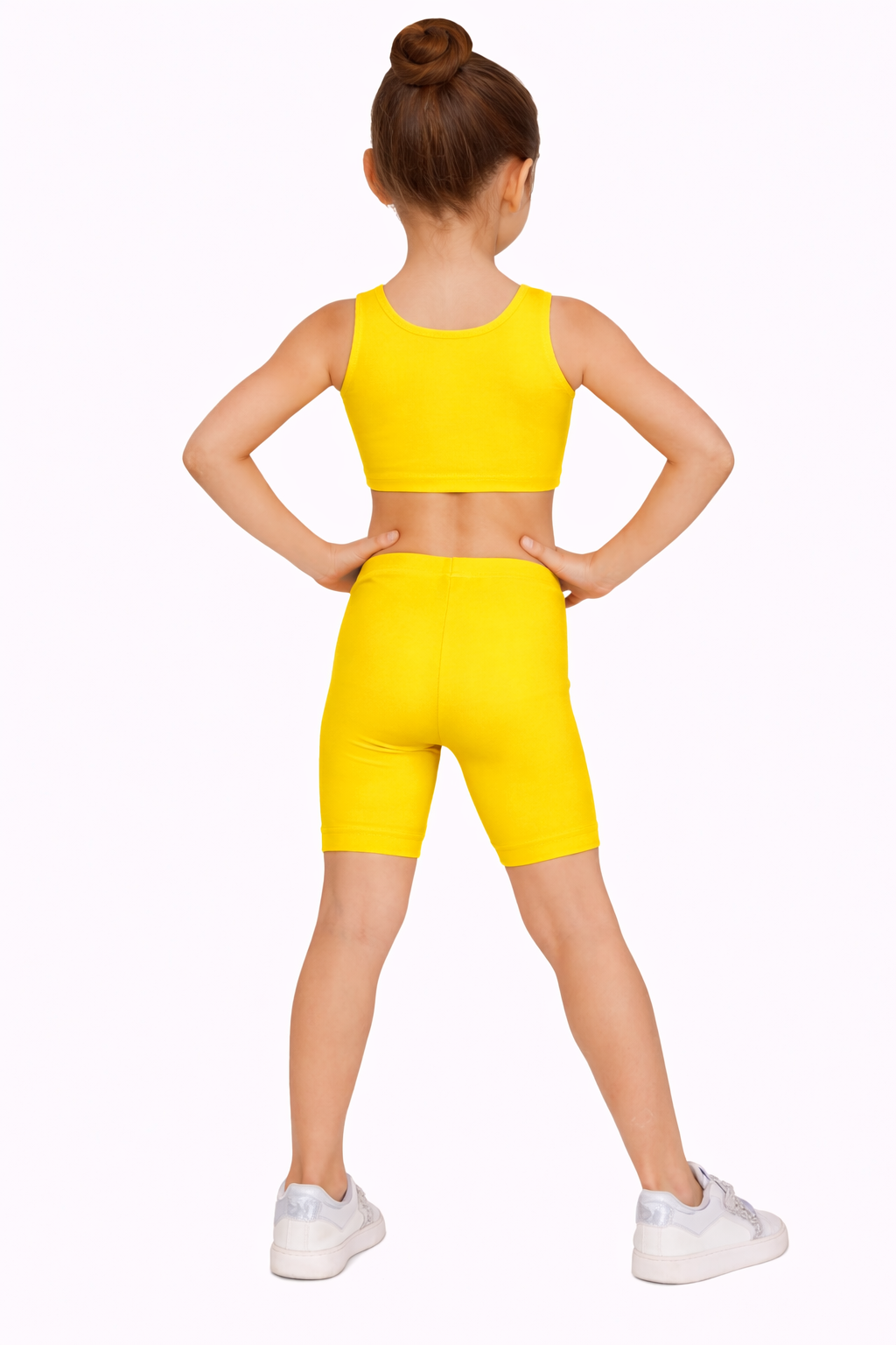 PANTALONCINO DANZA LYCRA GIALLO BABY