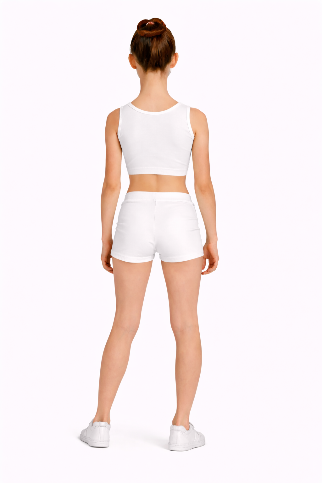 SHORT DANZA LYCRA BIANCO BABY