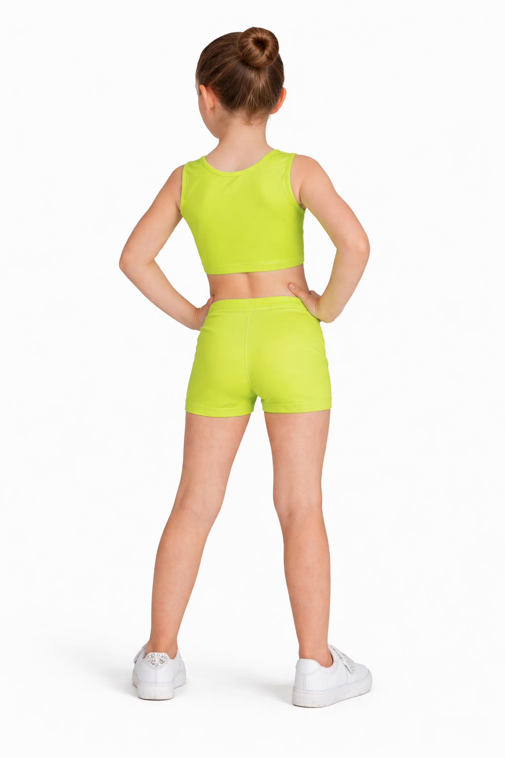 SHORT DANZA LYCRA VERDE MELA BABY