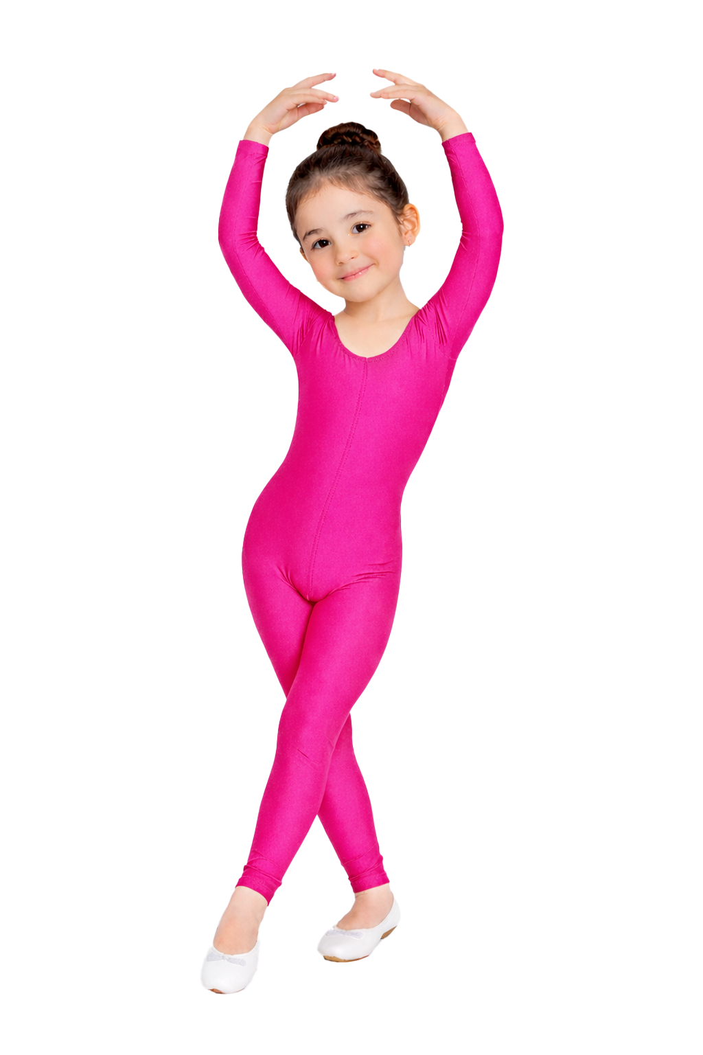 TUTA DANZA ACCADEMICA LYCRA FUCSIA BABY
