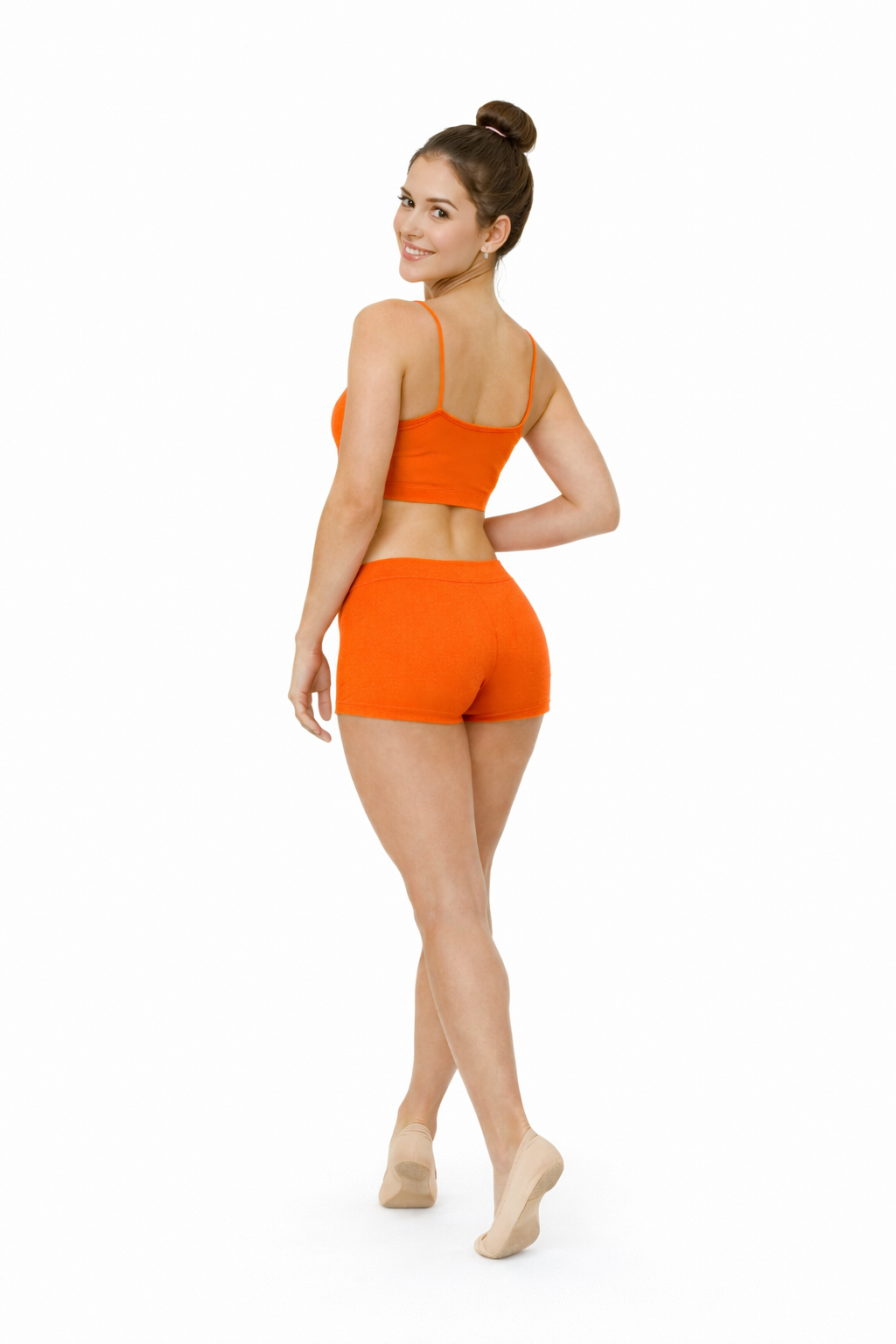 CULOTTE IN LYCRA ARANCIONE DONNA