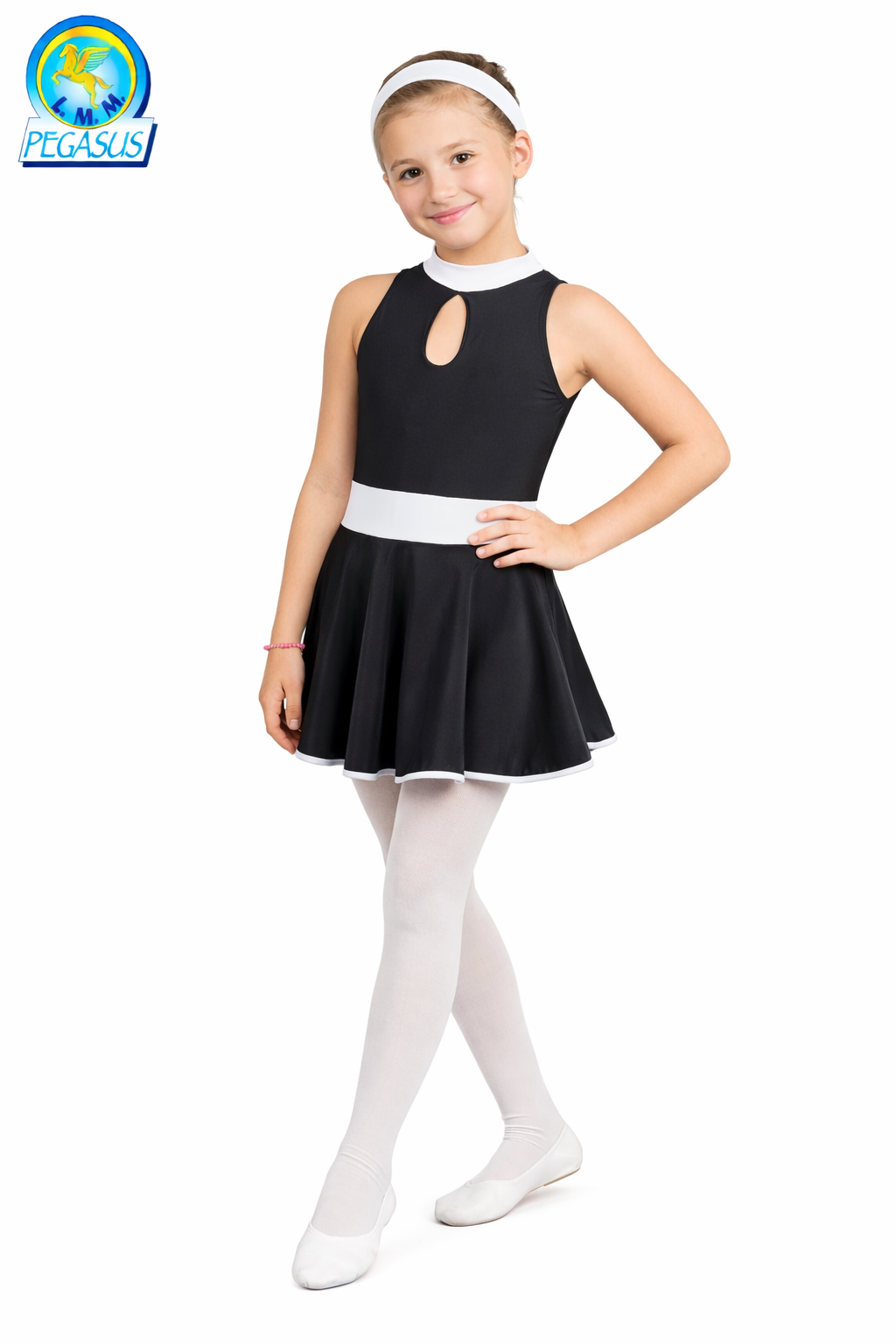 ABITO DA BALLO LATINO BAMBINA NERO