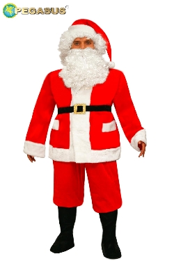 BELLE VOUS Occhiali Natalizi Costumi Abbigliamento per Bambini e Adulti 8pz Occhiali Babbo Natale Uomo per Famiglia - Occhiali Natale Stili Assortiti in Vetro per Feste Natalizie con Glitter 