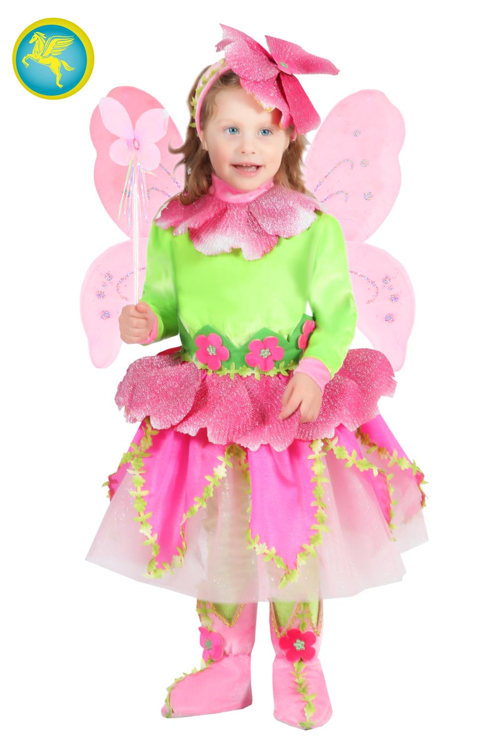 Costume da fata con farfalla