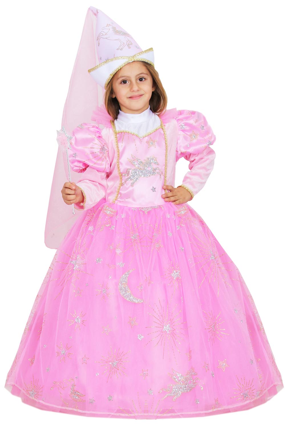 Costume da unicorno per bambina, costume di Halloween, costume di carnevale  arcobaleno per bambini -  Italia