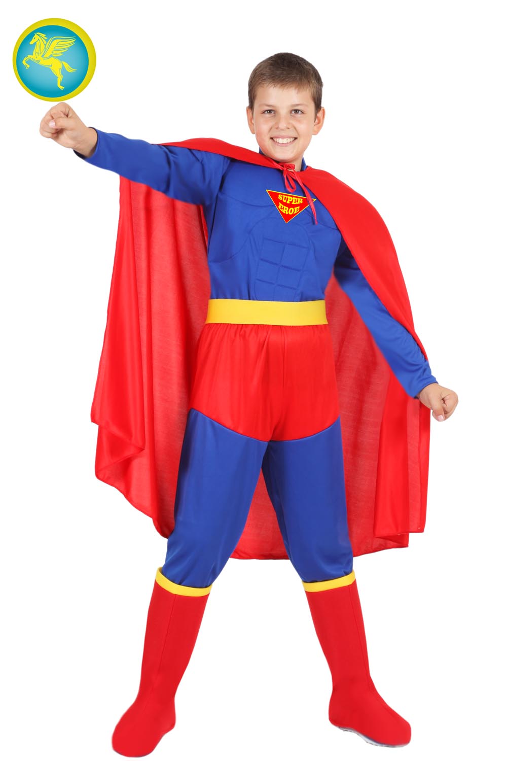 Costume da Supereroe (con muscoli) di pegasus