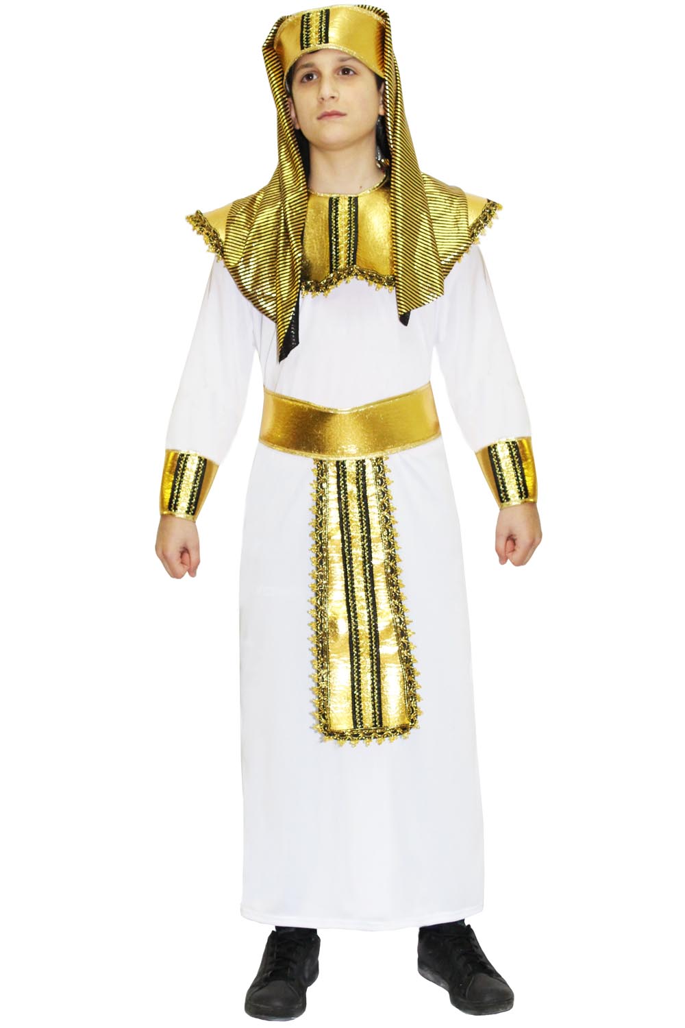 CARNEVALE HALLOWEEN VESTITO EGIZIANO FARAONE CLEOPATRA EGIZIANA BAMBINO  COSTUME