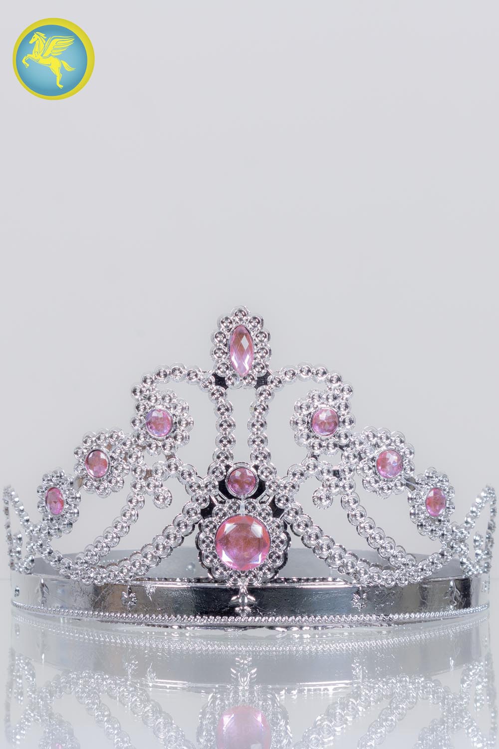 Corona principesse argento rosa