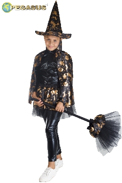 Blulu 8 Pezzi Halloween Strega Cappello Costume Accessorio per Halloween Cosplay Festa Favori Colore Set 2 