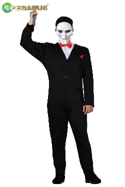 Costume Slenderman Bambino - Morphsuit Mostro Con Maschera Horror - Vestito Halloween Per Bambini - 2