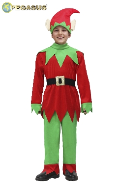 Immagini Elfi Di Babbo Natale.Costume Da Elfo Di Babbo Natale Bambino