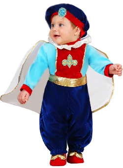 COSTUME CARNEVALE PRINCIPE AZZURRO VESTITO BAMBINO FYASA NEONATO PRINCE