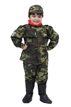 VESTITO DI CARNEVALE PEGASUS Bambini Militare 1045 Costume Travestimento