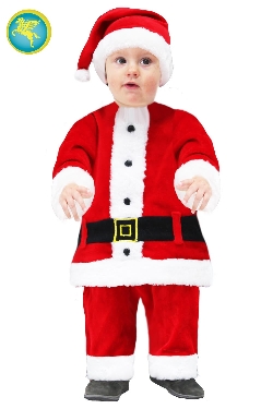 Vestito Babbo Natale 6 Mesi.Costume Da Babbo Natale Neonato