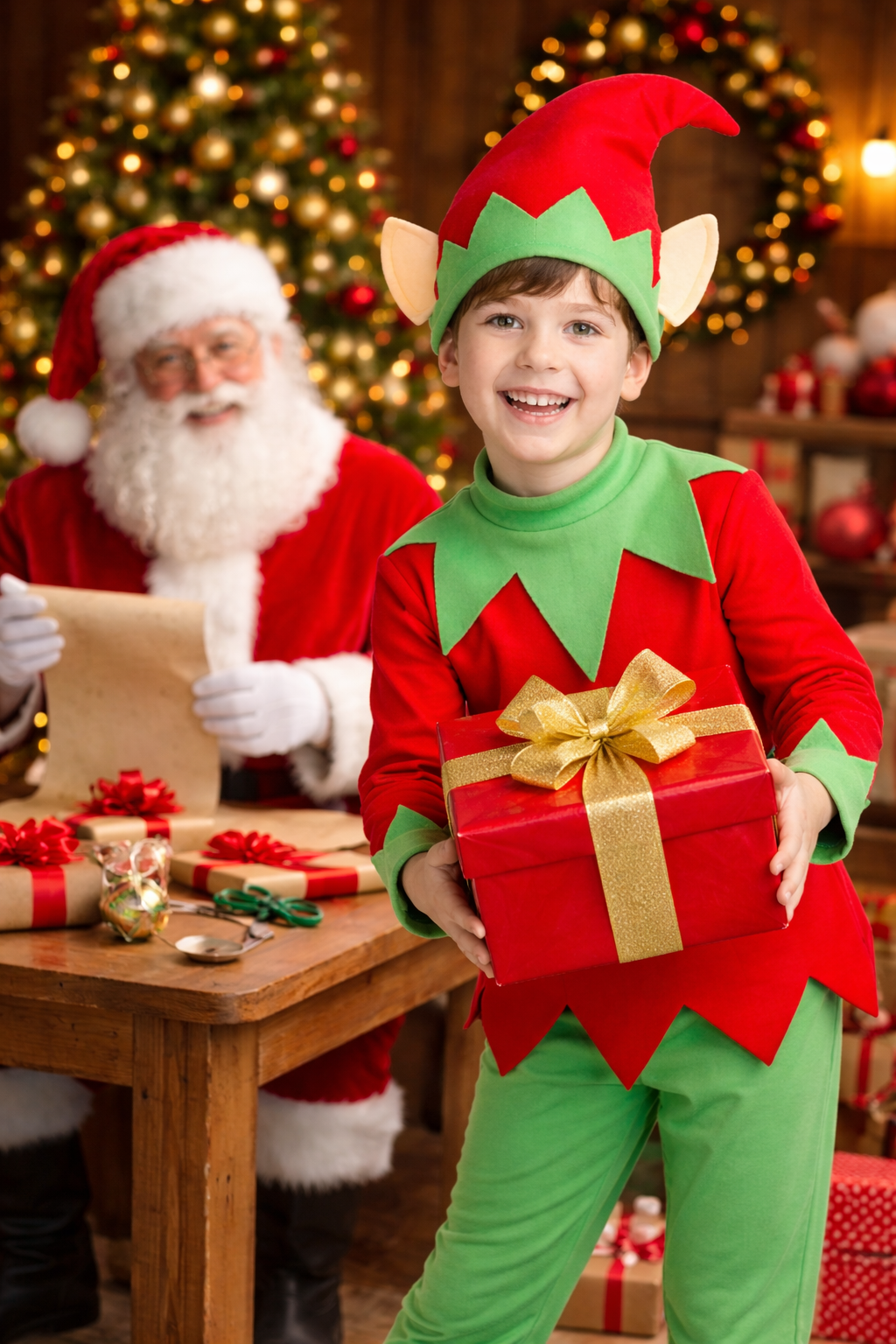 ELFO DI BABBO NATALE RAGAZZO