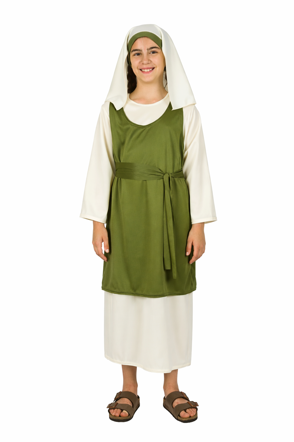 PASTORELLA DEL PRESEPE VERDE BAMBINA