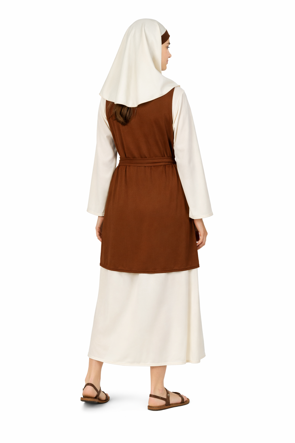 PASTORELLA DEL PRESEPE MARRONE DONNA