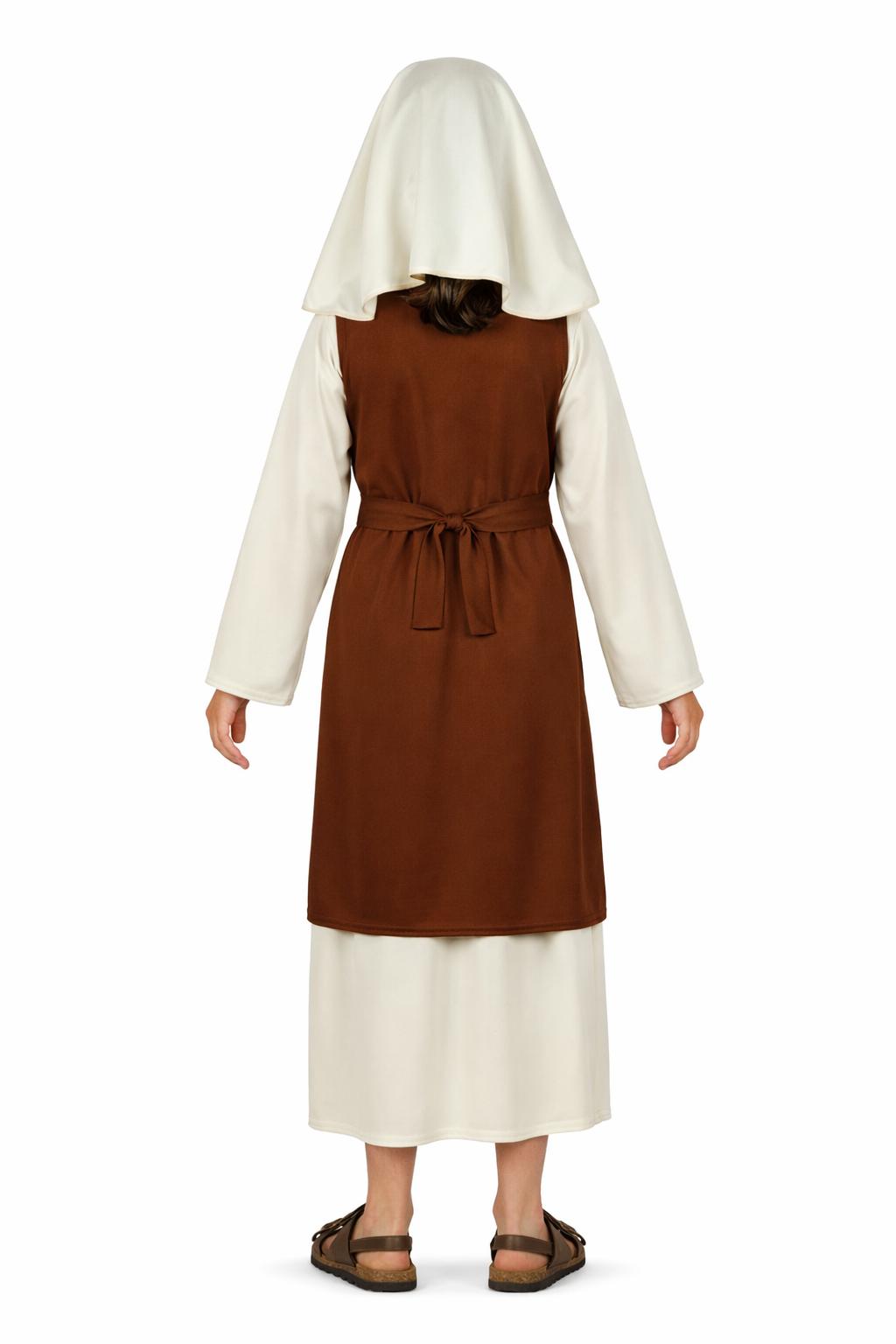 PASTORELLA DEL PRESEPE MARRONE BAMBINA