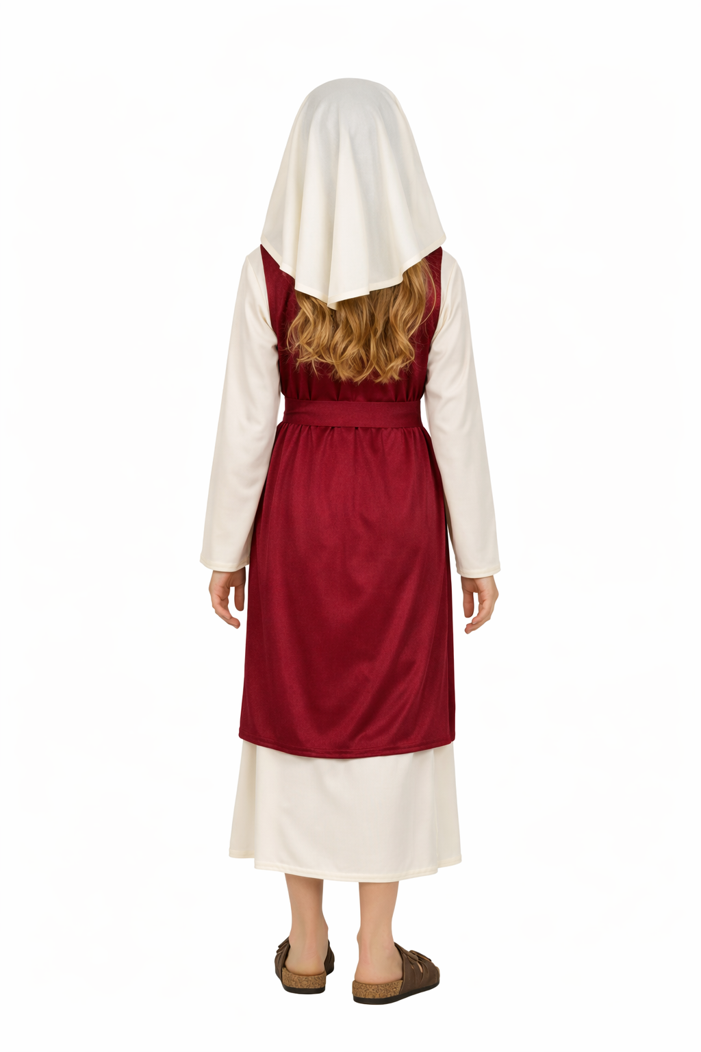 PASTORELLA DEL PRESEPE BORDEAUX BAMBINA