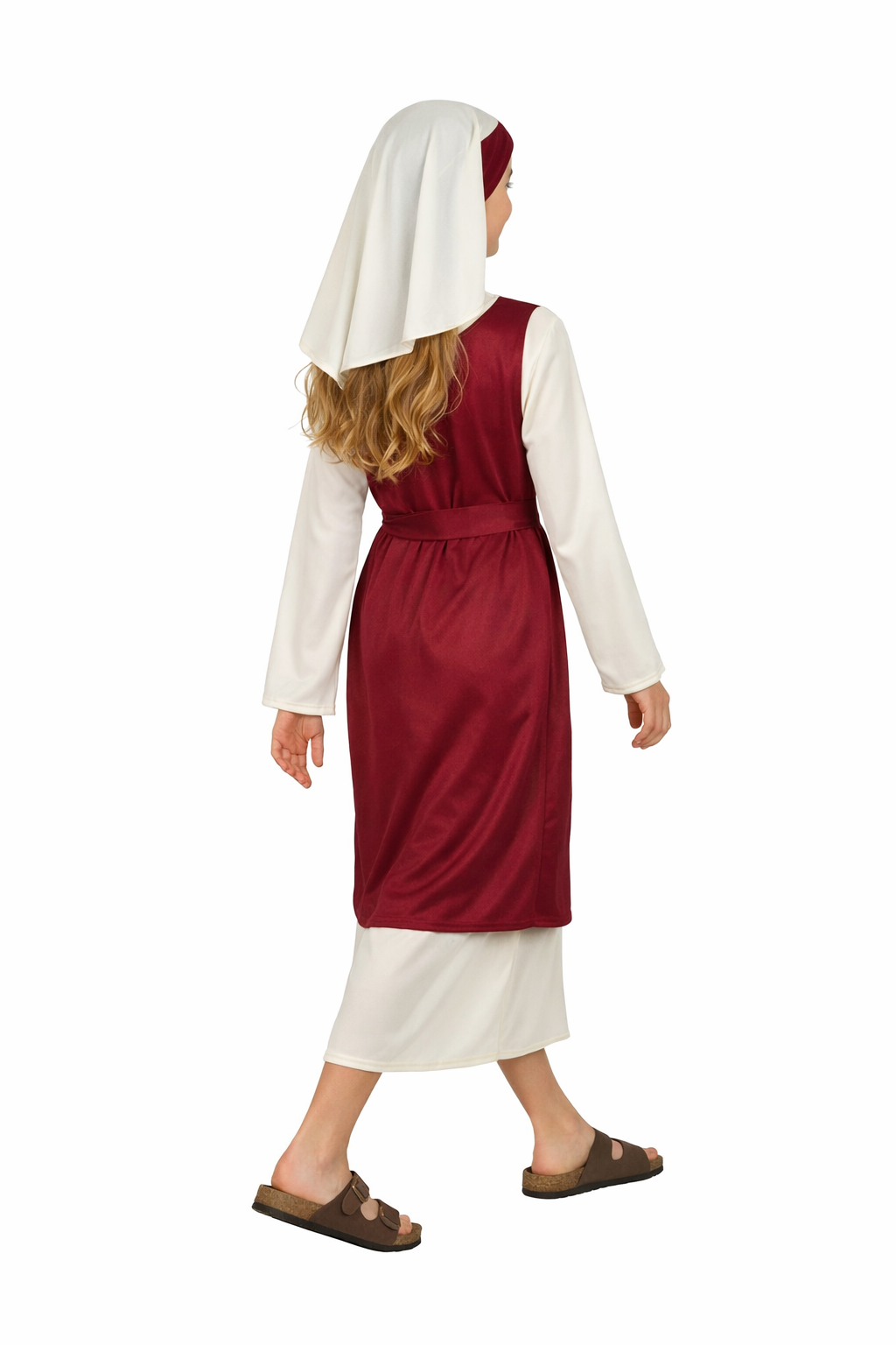 PASTORELLA DEL PRESEPE BORDEAUX BAMBINA