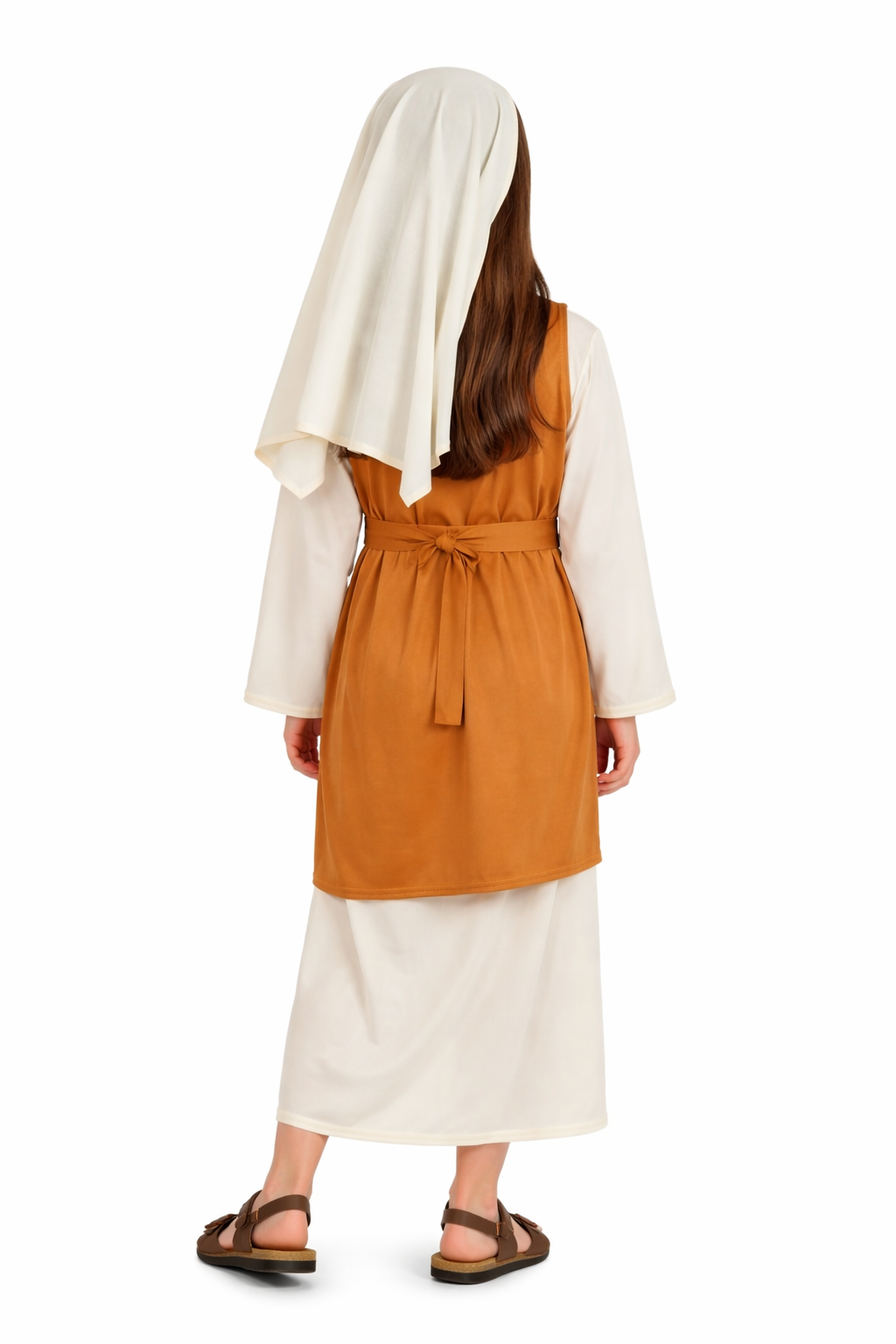 PASTORELLA DEL PRESEPE TERRA DI SIENA BAMBINA